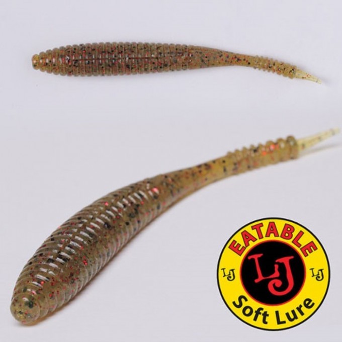Черви съедобные LUCKY JOHN PRO SERIES S-SHAD 3.8in (96 мм), цвет s02, 5 шт. 140112-S02
