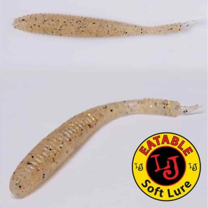 Черви съедобные LUCKY JOHN PRO SERIES S-SHAD 3.8in (96 мм), цвет S10, 5 шт. 140112-S10