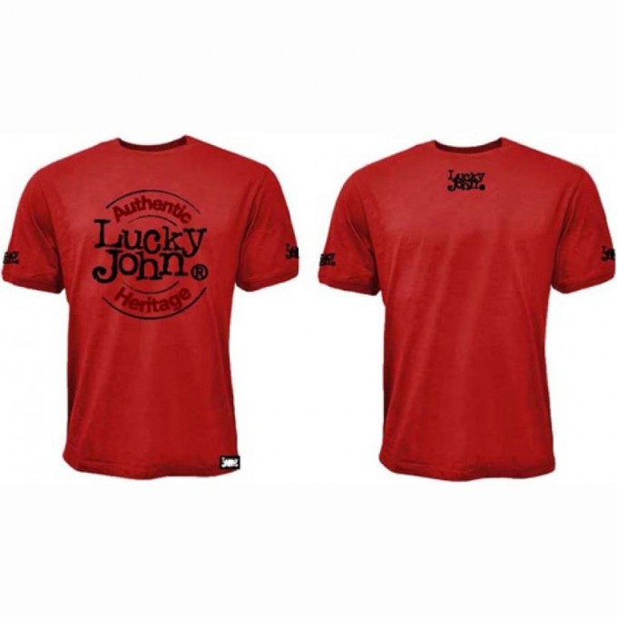Футболка LUCKY JOHN Красная 05 Р.xxl AM-157-05XXL