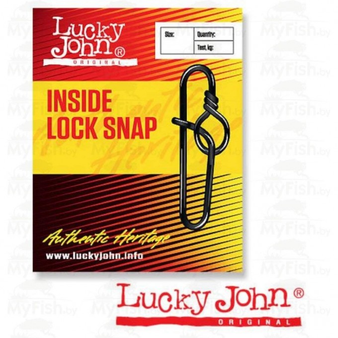 Застежки LUCKY JOHN INSIDELOCK 002 5Шт. LJ5060-002