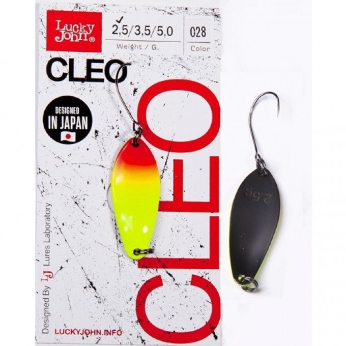 Блесна колеблющаяся LUCKY JOHN CLEO 3,5 г, цвет 028 LJCL35-028
