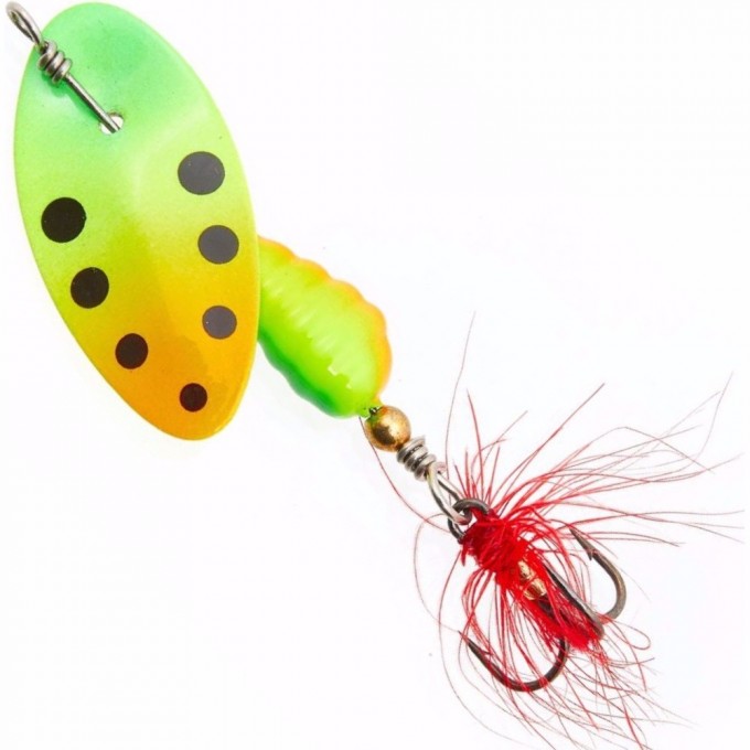 Блесна вращающаяся LUCKY JOHN EXCENTRIC IN-LINE №2, 4 г, цвет 004 LJEX02-004