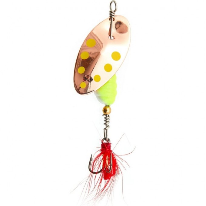 Блесна вращающаяся LUCKY JOHN EXCENTRIC IN-LINE №3, 6 г, цвет 002 В Блистере LJEX03-002