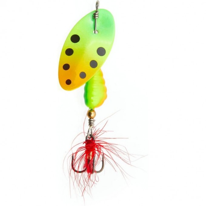 Блесна вращающаяся LUCKY JOHN EXCENTRIC IN-LINE №3, 6 г, цвет 004 В Блистере LJEX03-004