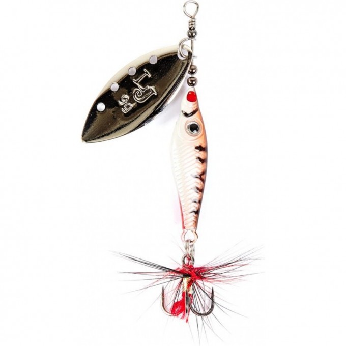 Блесна вращающаяся LUCKY JOHN TRIAN BLADE LONG 6 г, цвет 007 LJTBL6-007