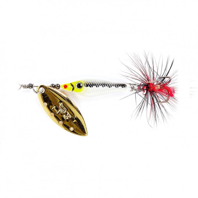 Блесна вращающаяся LUCKY JOHN TRIAN BLADE LONG 9 г, цвет 004 LJTBL9-004