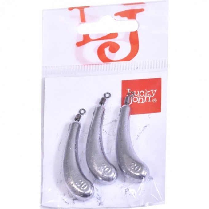 Груза LUCKY JOHN DROP SHOT BANANA 20г 3шт LJDB-020
