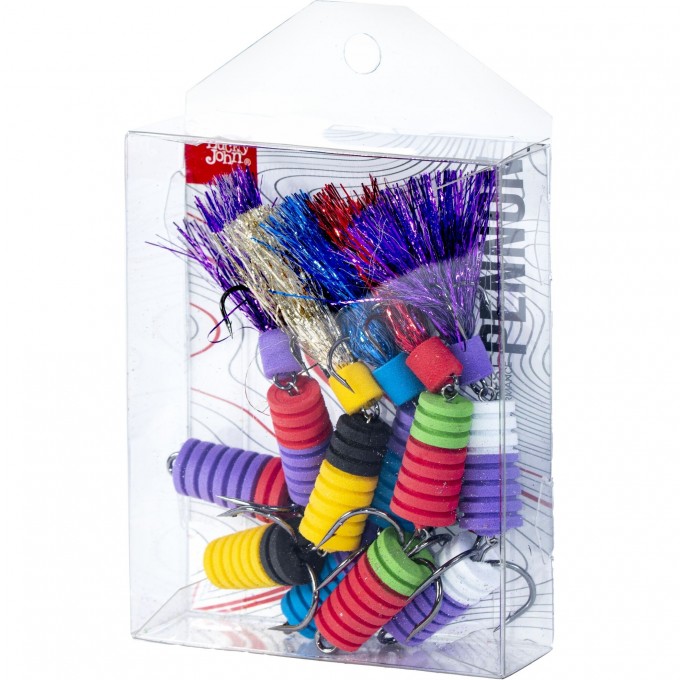 Приманка джиговая LUCKY JOHN PENNON SLOTWORM MIX4 5шт. LJPB004-04