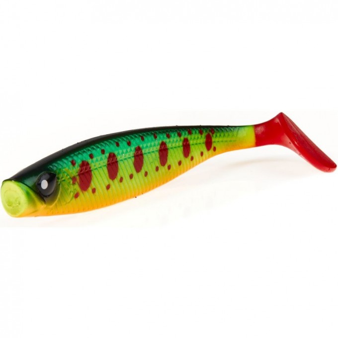 Виброхвост LUCKY JOHN 3D SERIES RED TAIL SHAD 3.5in (8,9 см)/PG01 5шт. 140426-PG01