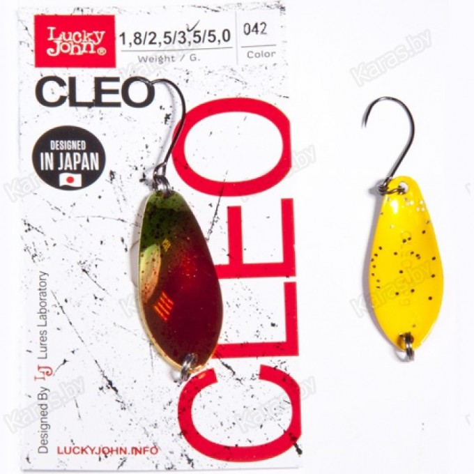 Блесна колеблющаяся LUCKY JOHN CLEO 2,5 г, цвет 042 LJCL25-042