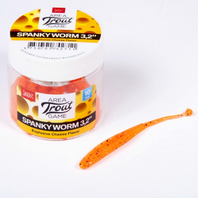 Слаги съедобные искусственные LUCKY JOHN PRO SERIES TRICK WORM 2.0in (51 мм), цвет 036, 10 шт 140160-036