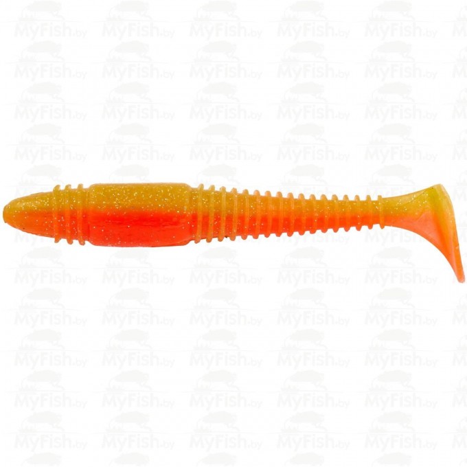 Виброхвост LUCKY JOHN TIOGA FAT 4.5in (114 мм), цвет t26 4Шт. 140147-T26
