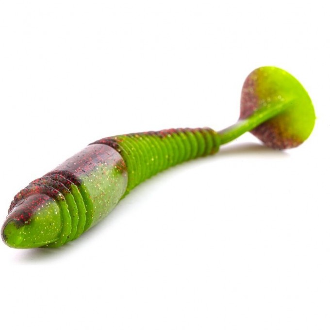 Виброхвост LUCKY JOHN TIOGA FAT 4.5in (114 мм), цвет t44 4Шт. 140147-T44