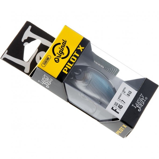 Воблер плавающий LUCKY JOHN ORIGINAL PILOT-X 6,5 см, цвет 001 LJO04065FDR-001