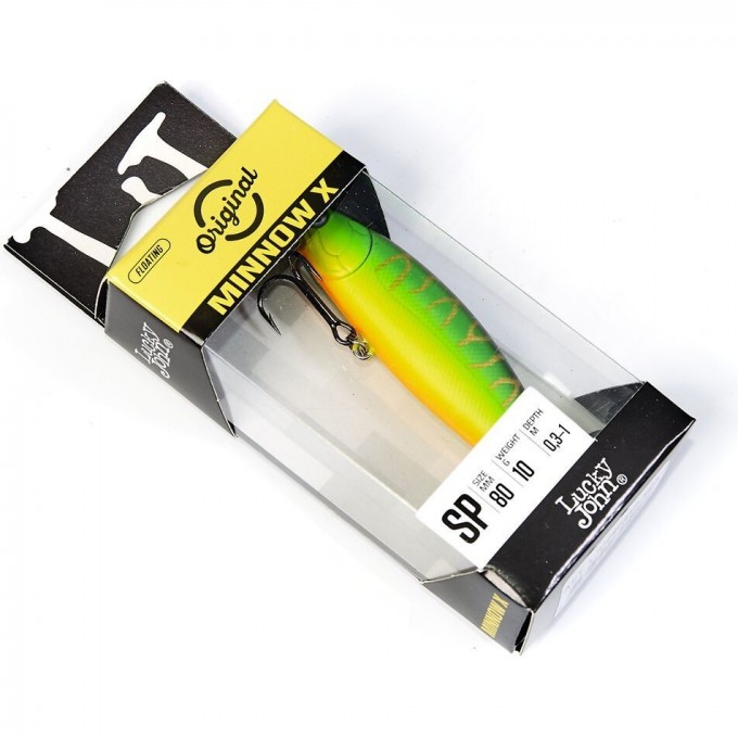 Воблер суспендер LUCKY JOHN ORIGINAL MINNOW X 8 см, цвет m03 LJO0808SP-M03
